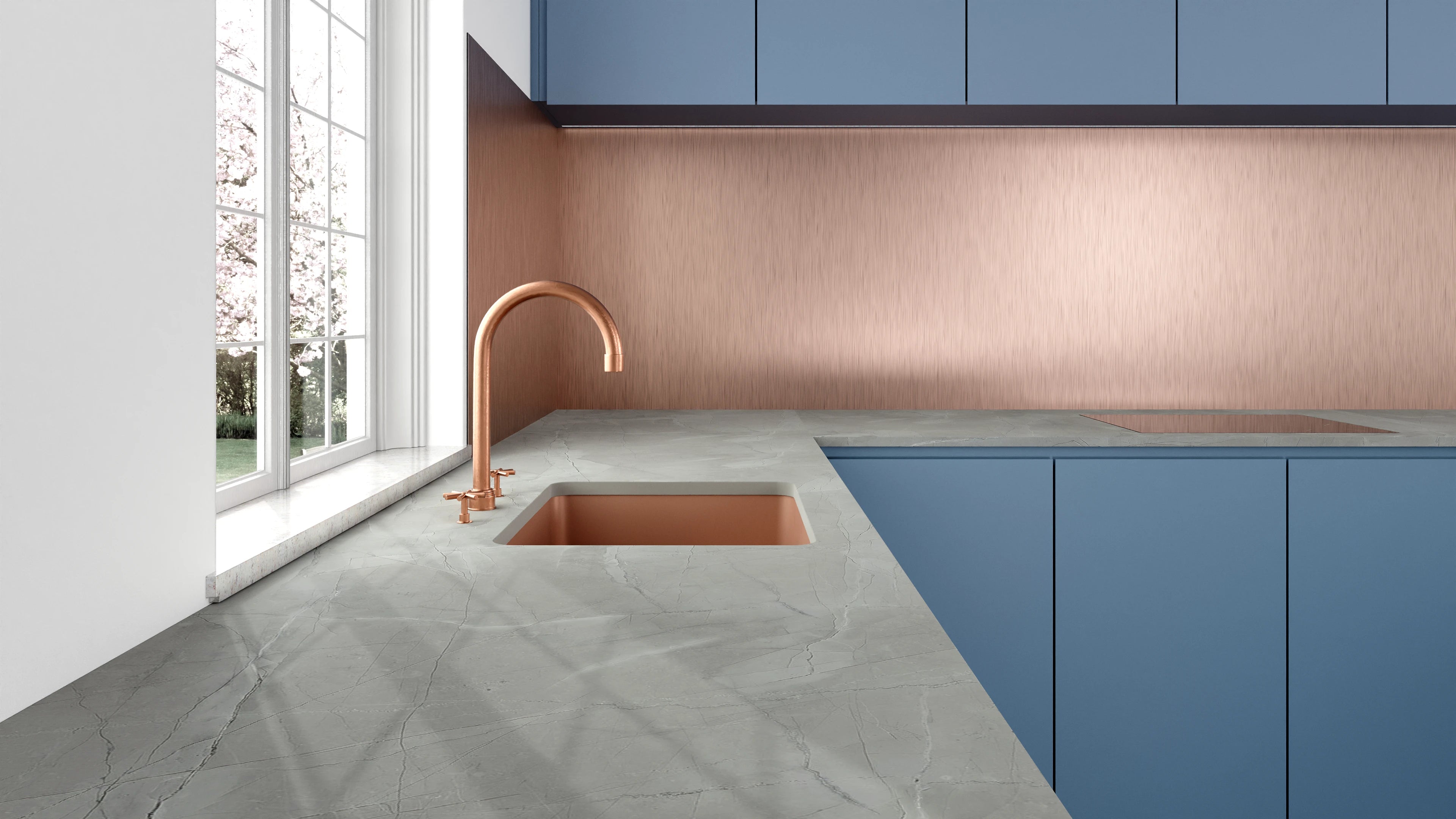 Arbeitsplatte - Stone Marble Grey