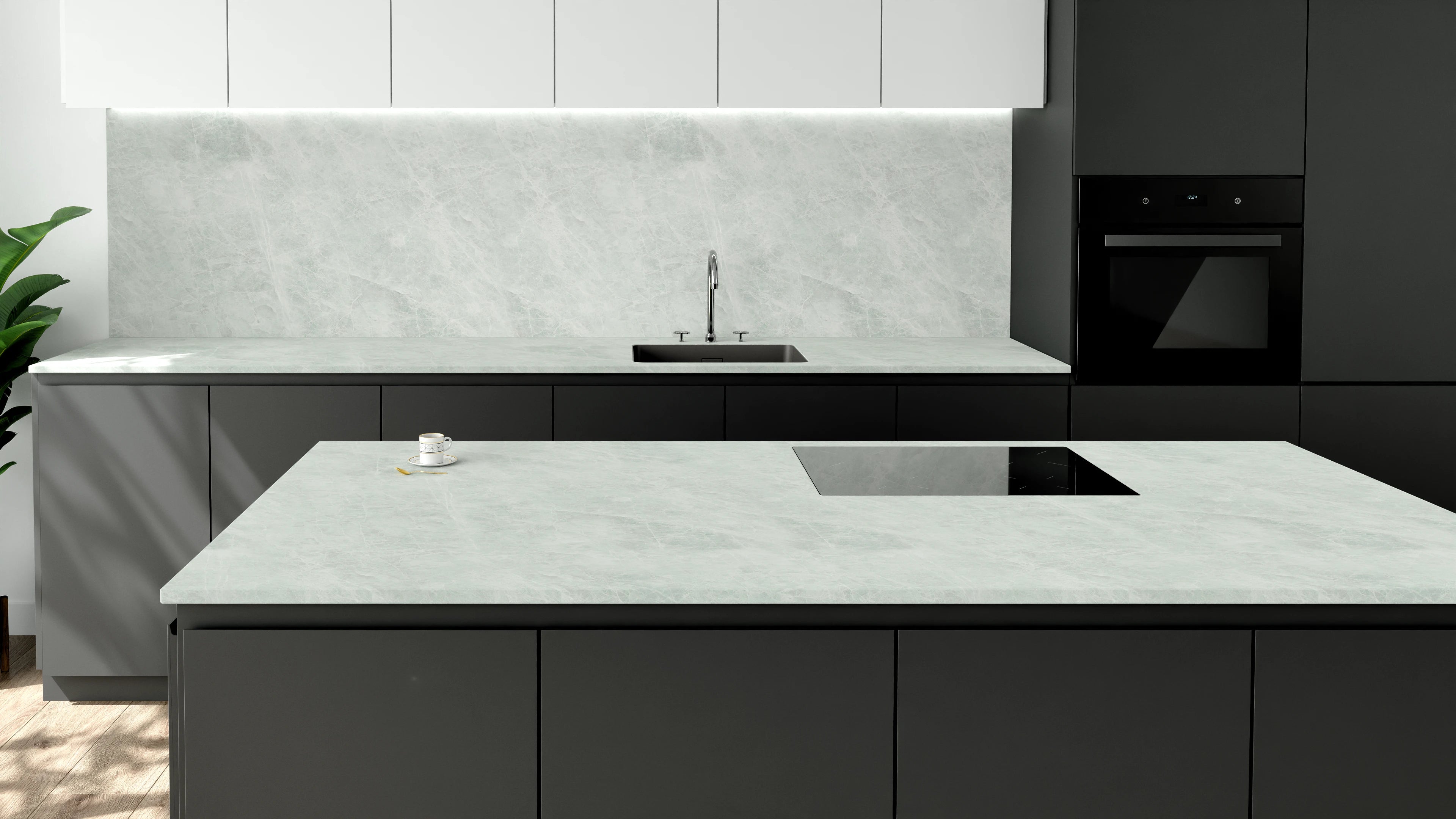 Arbeitsplatte - Stone Marble Ice-Grey