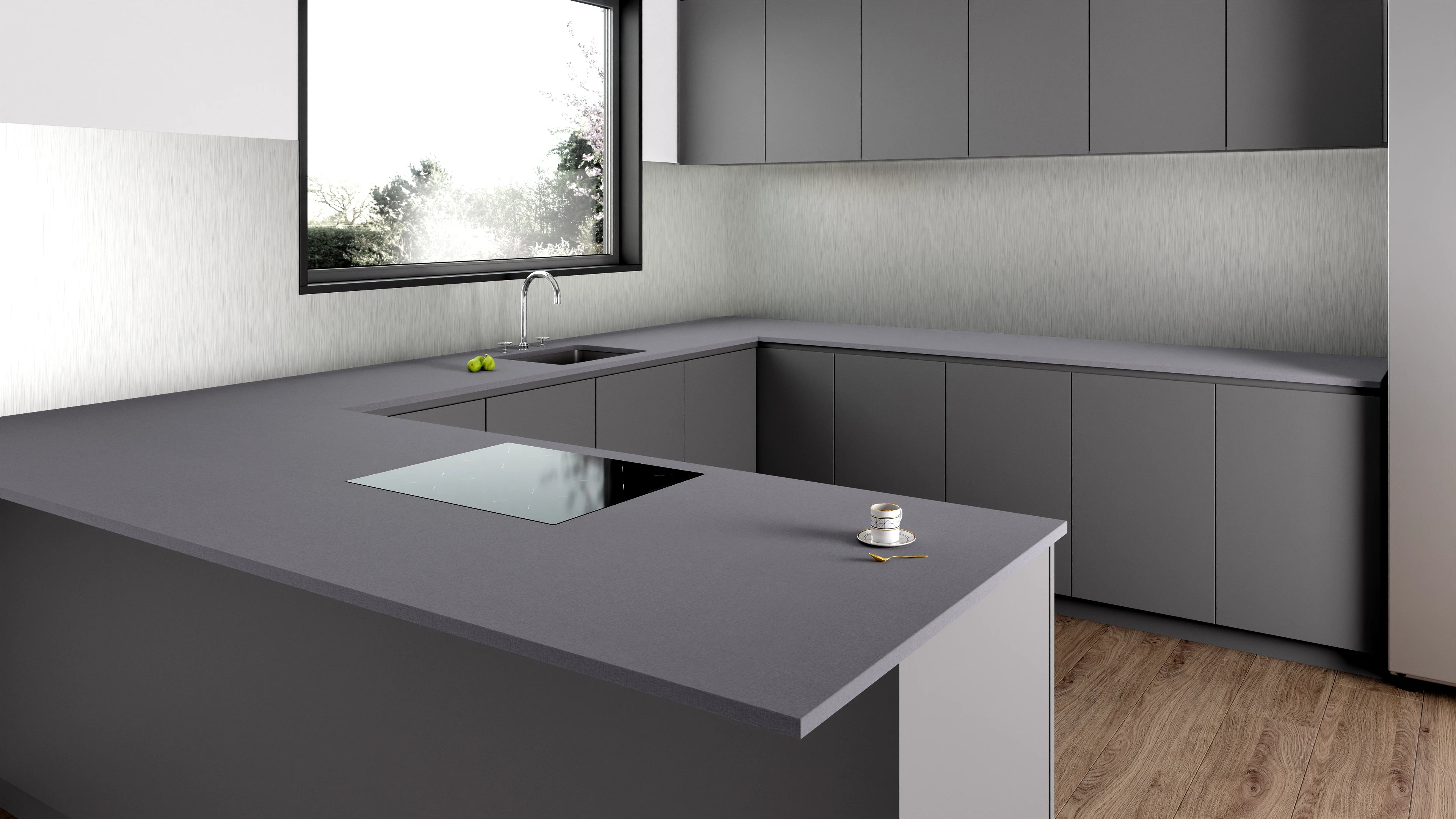 Arbeitsplatte - Street Grey