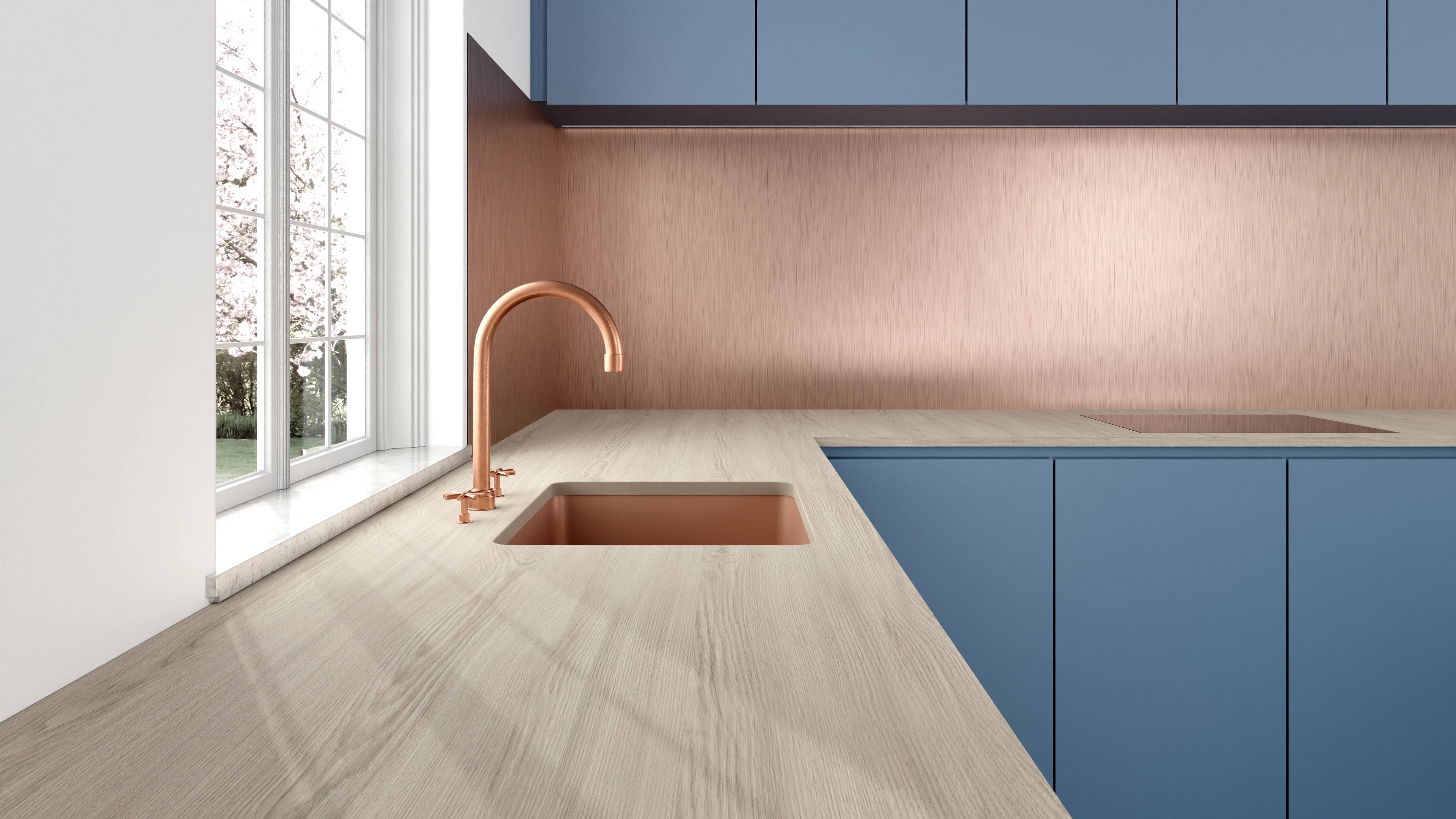 Arbeitsplatte - Wooden Ivory