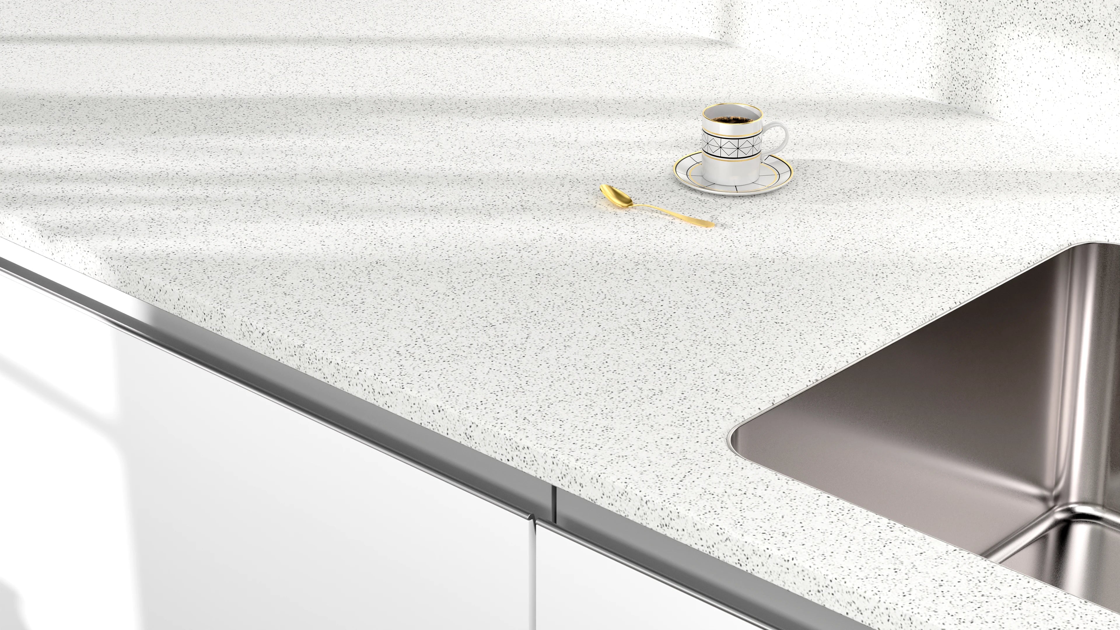 Arbeitsplatte - Perla White