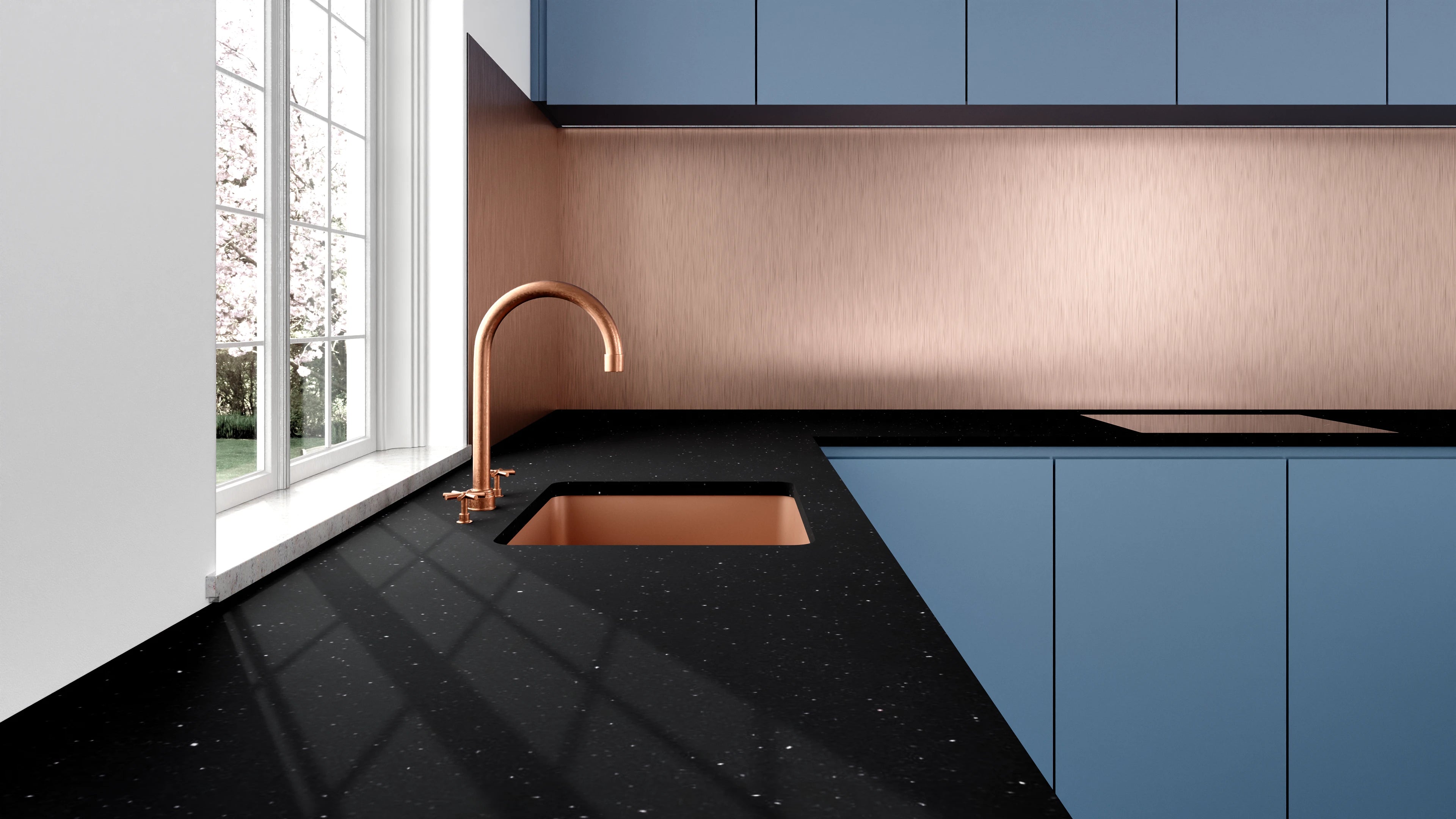 Arbeitsplatte - Skydance Black