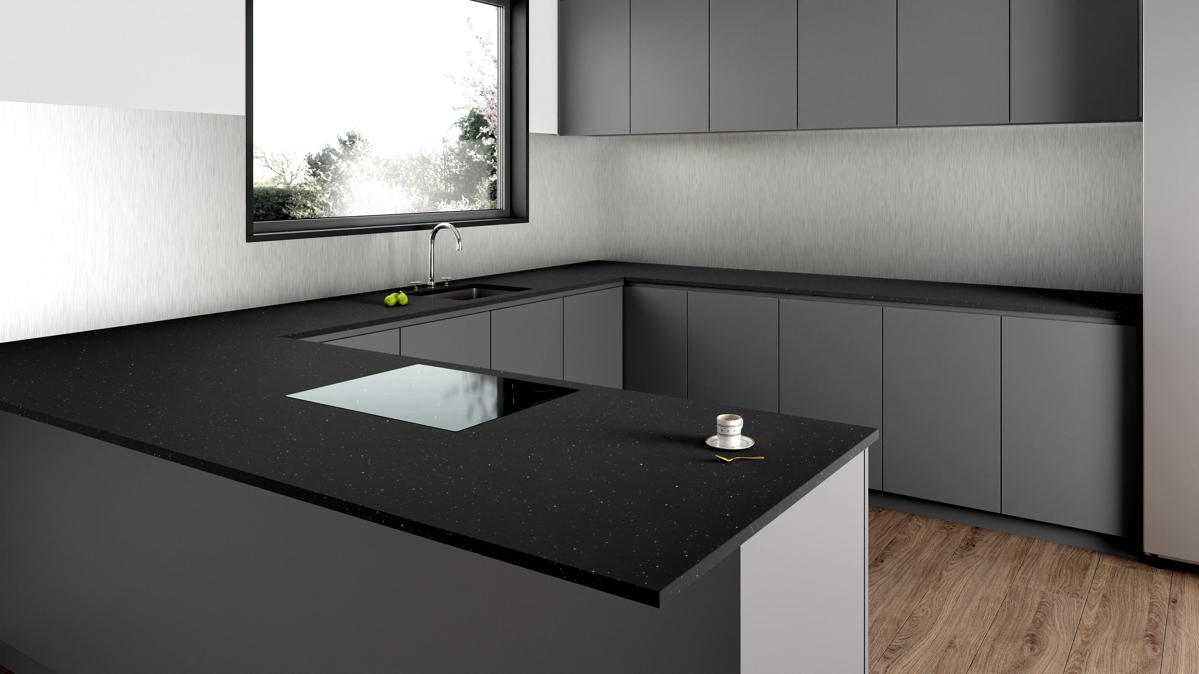 Arbeitsplatte - Skydance Black