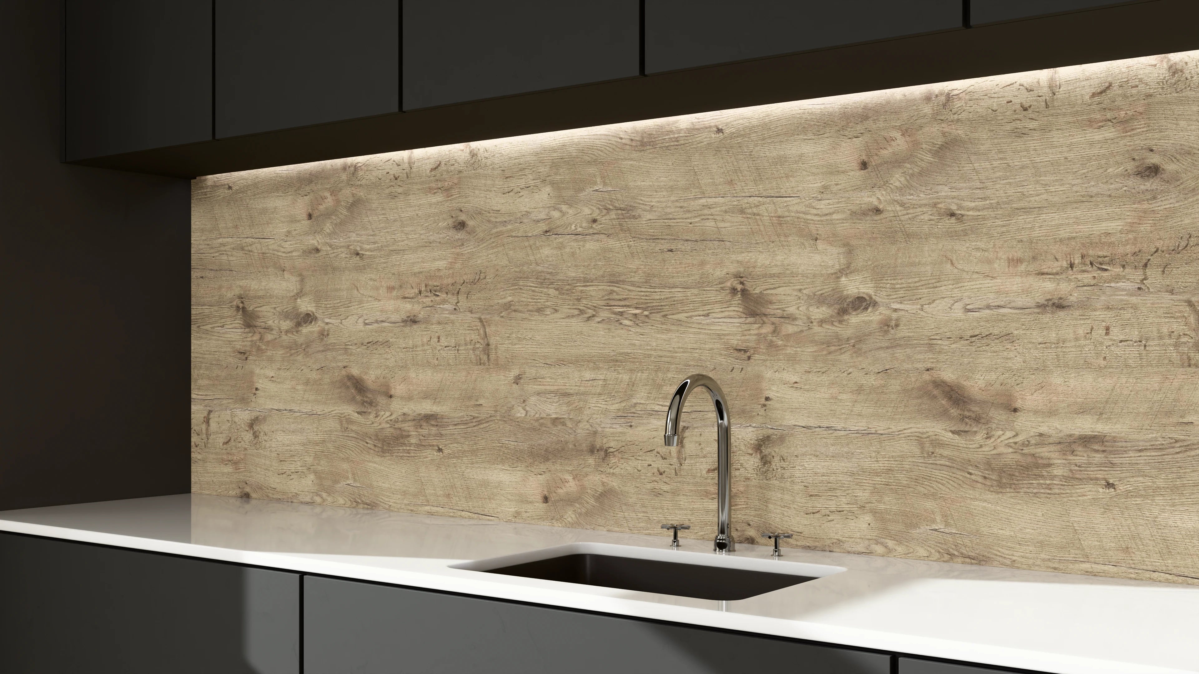 Küchenrückwand - Wooden Luxury