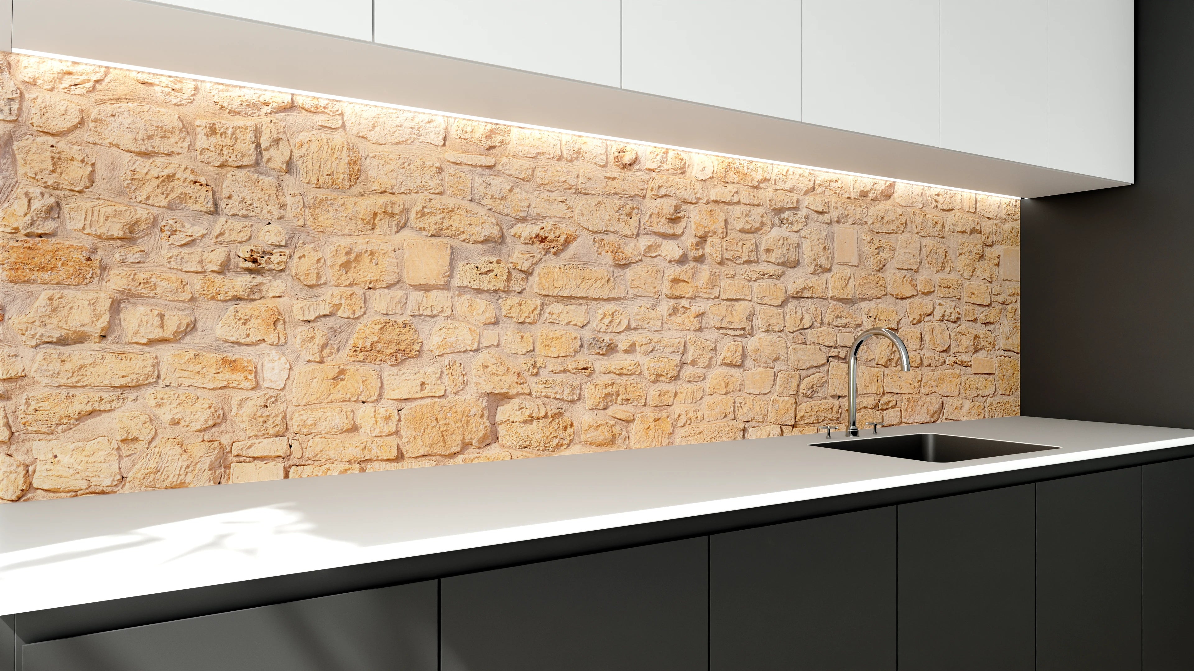 Küchenrückwand - Pietra_Seppia