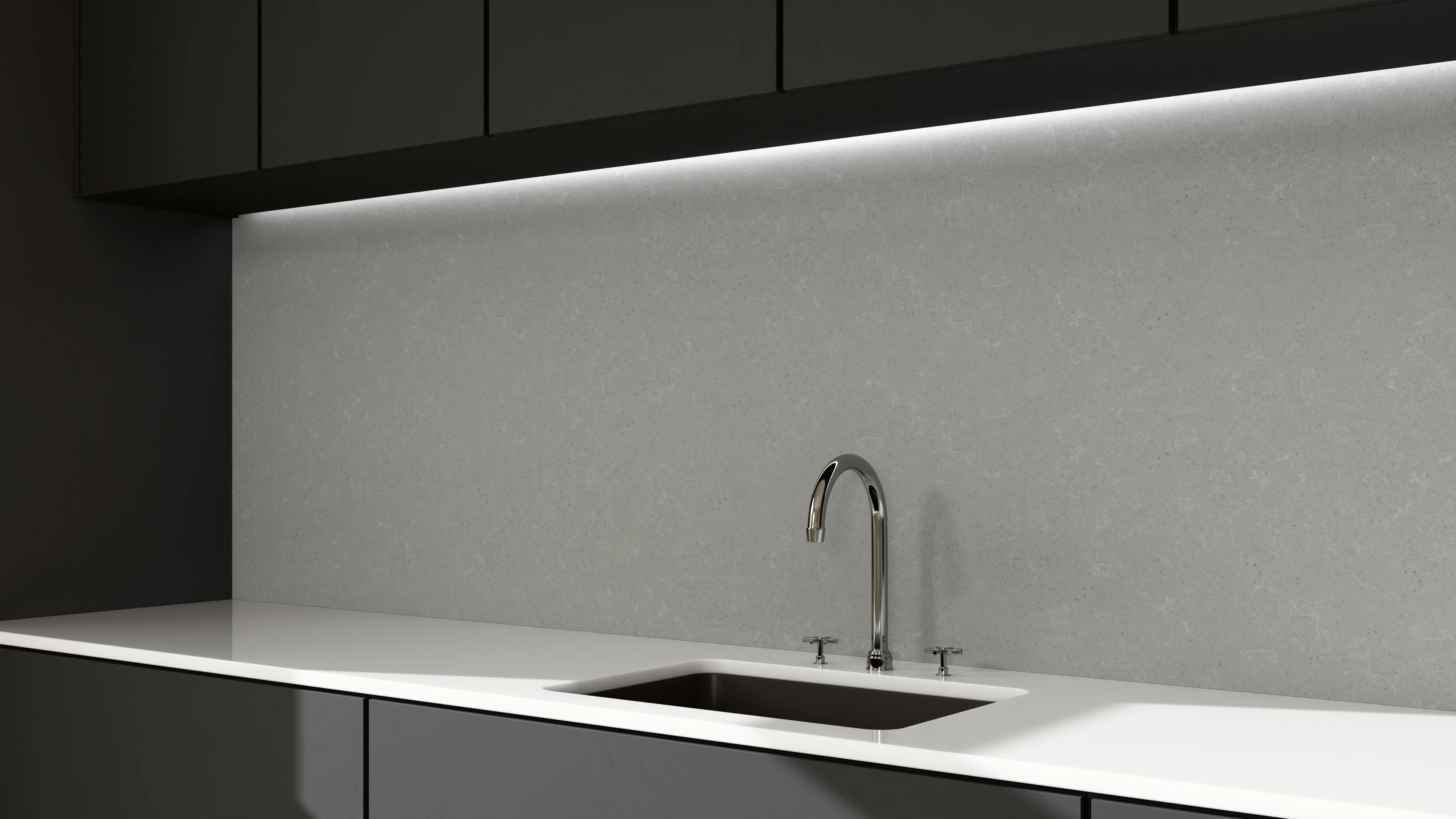 Küchenrückwand - Marble Grey