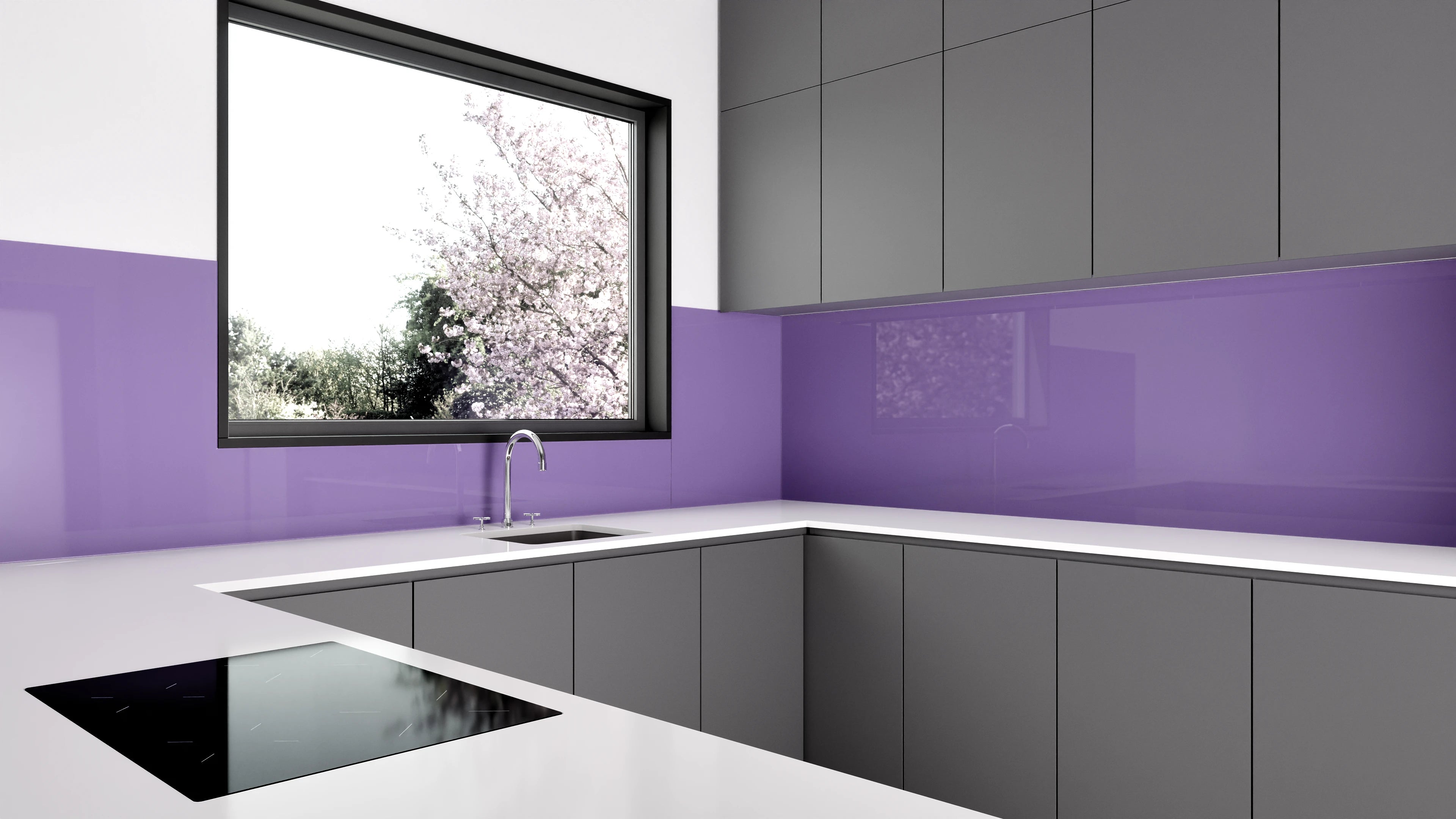 Küchenrückwand - Lavender Pearl