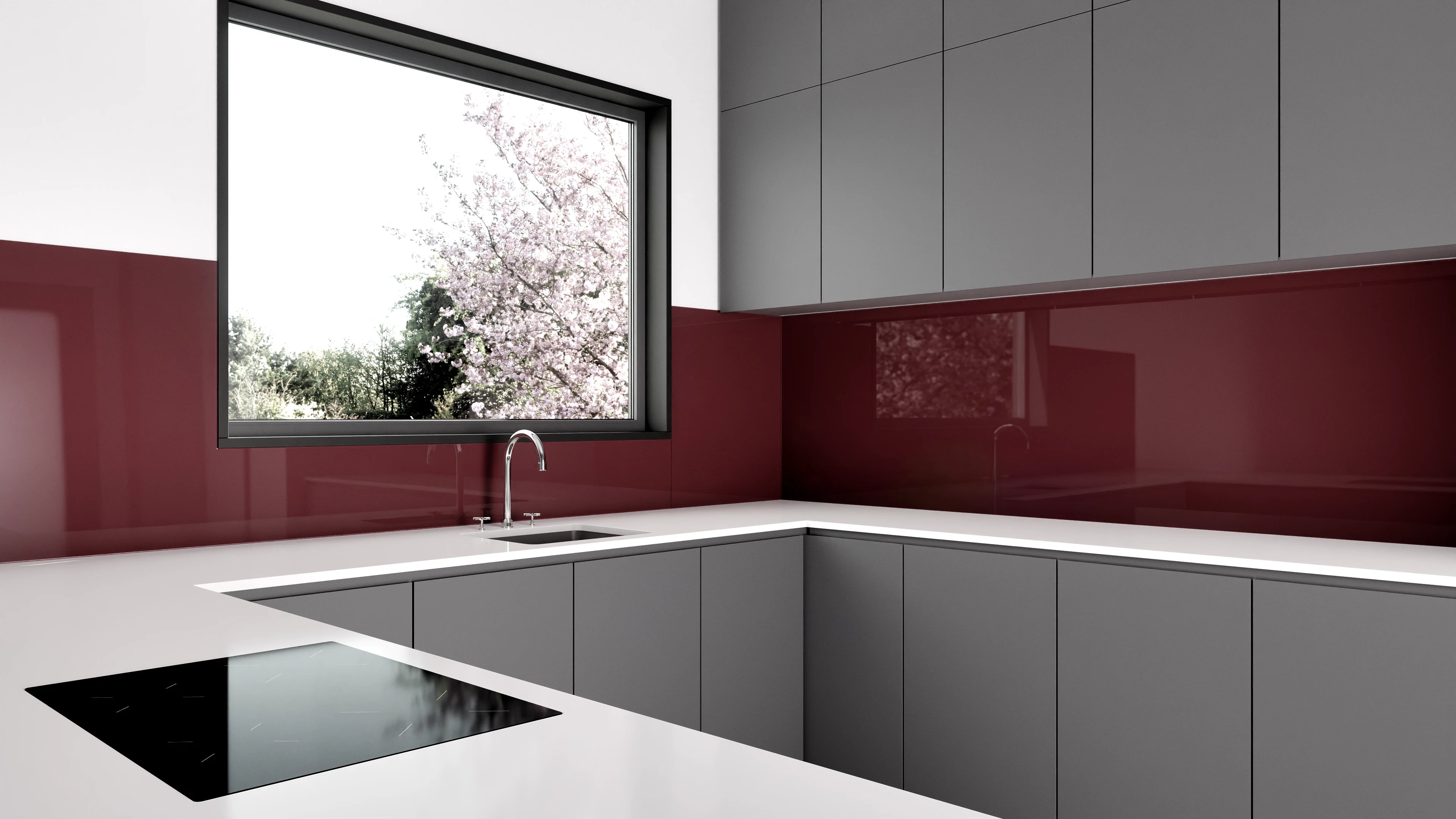 Küchenrückwand - Vero Colors - Merlot Velvet