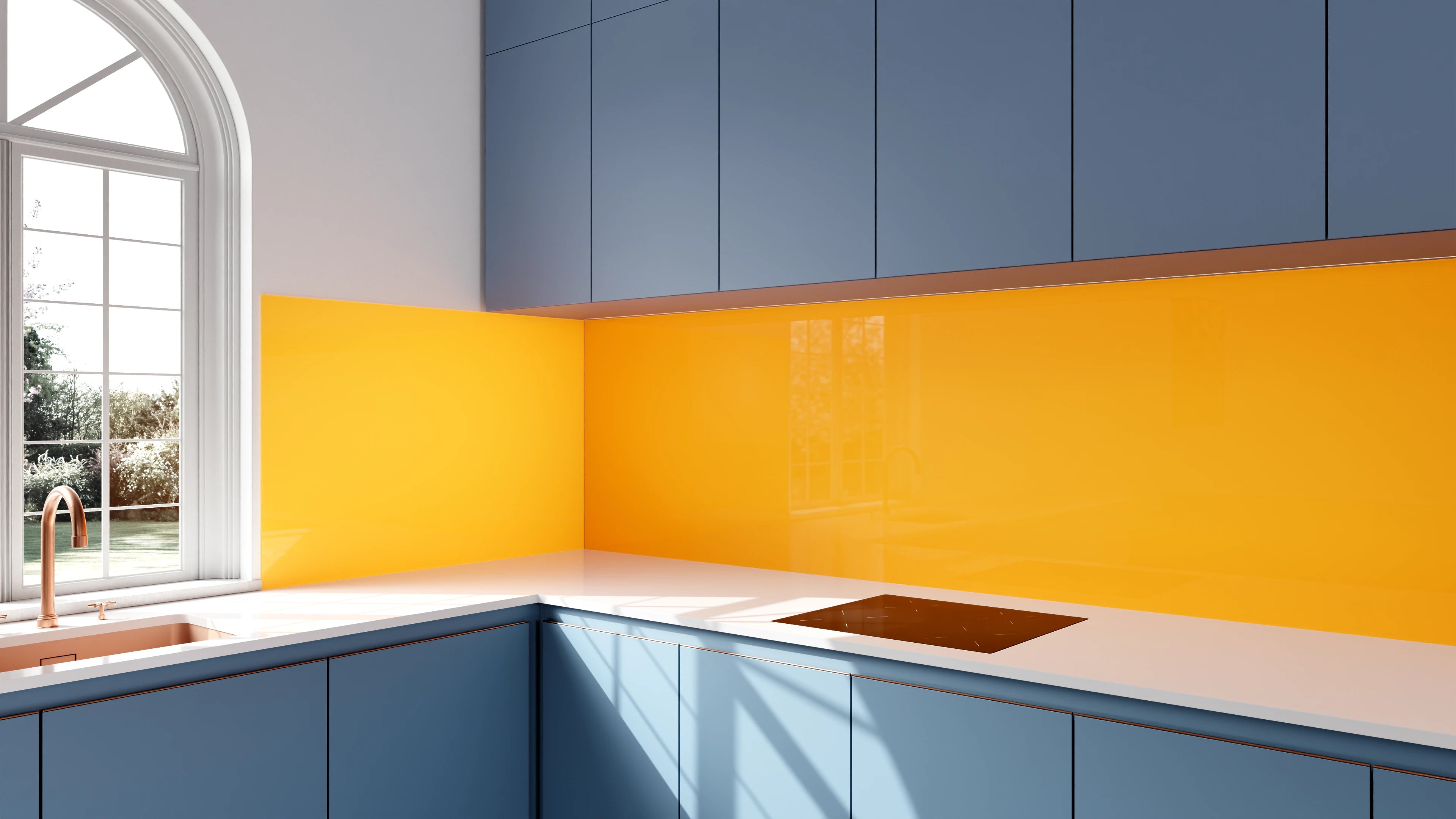 Küchenrückwand - Vero Colors - Saffron Yellow