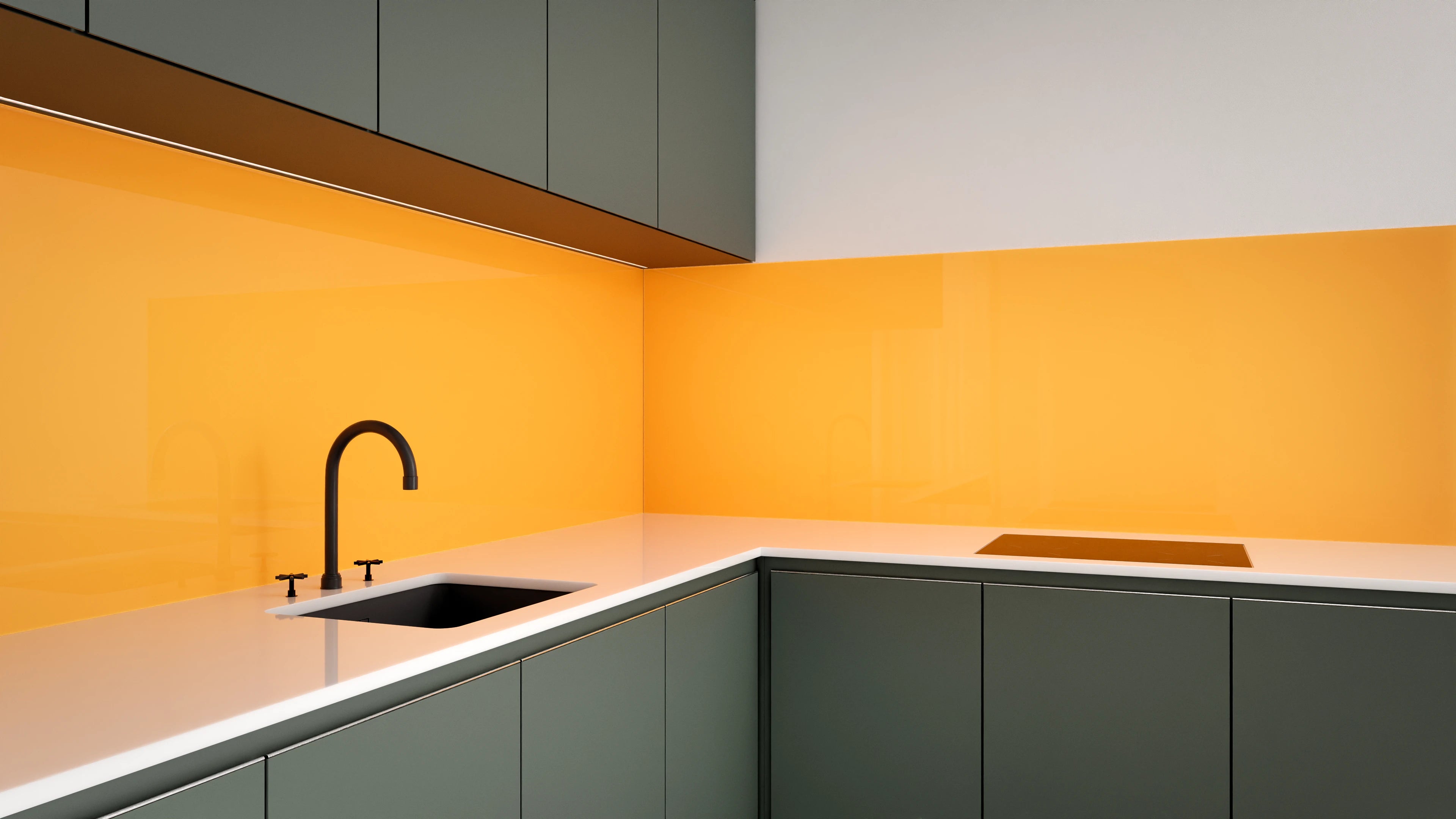 Küchenrückwand - Vero Colors - Saffron Yellow