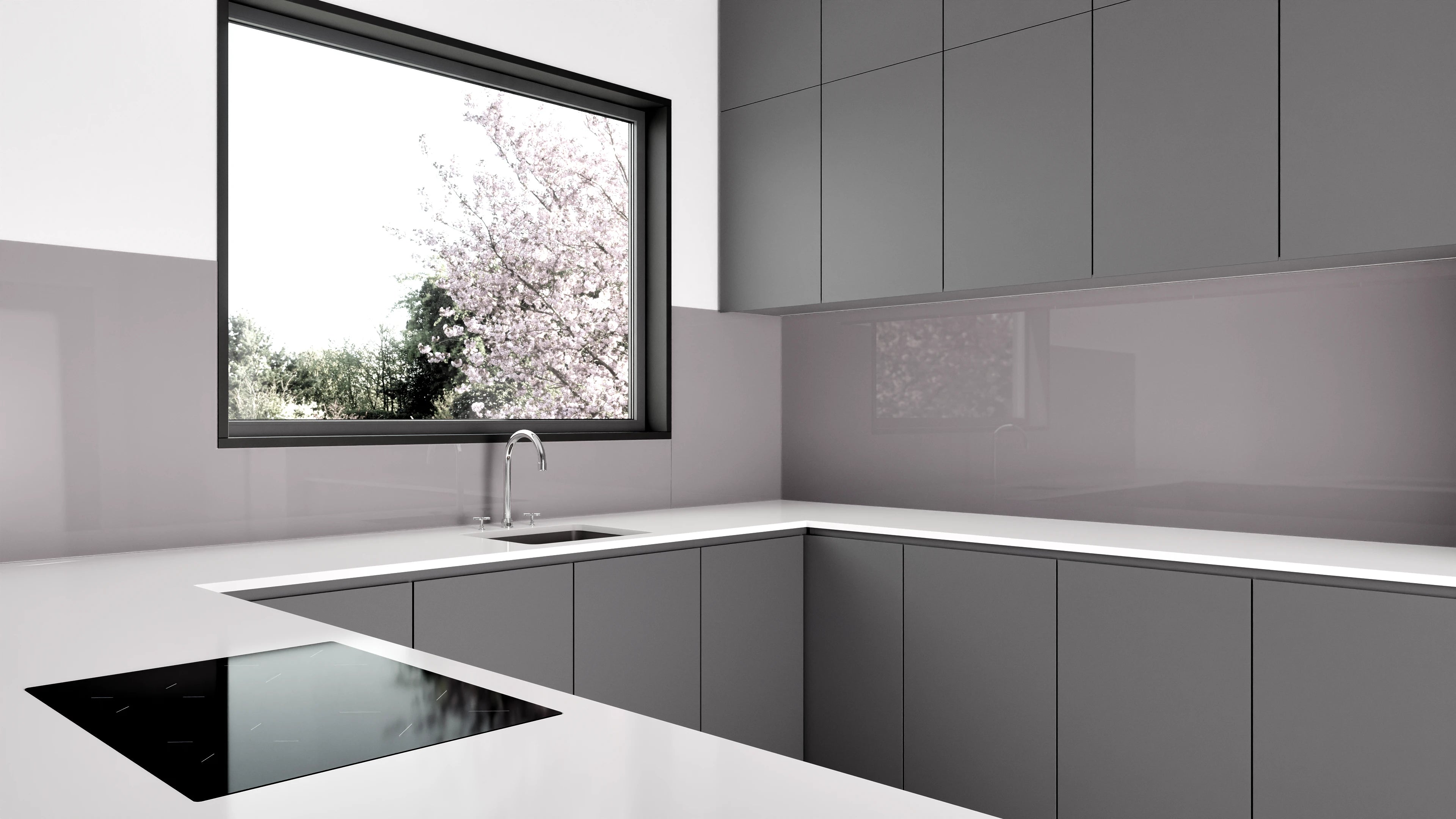 Küchenrückwand - Vero Colors - Steel Grey