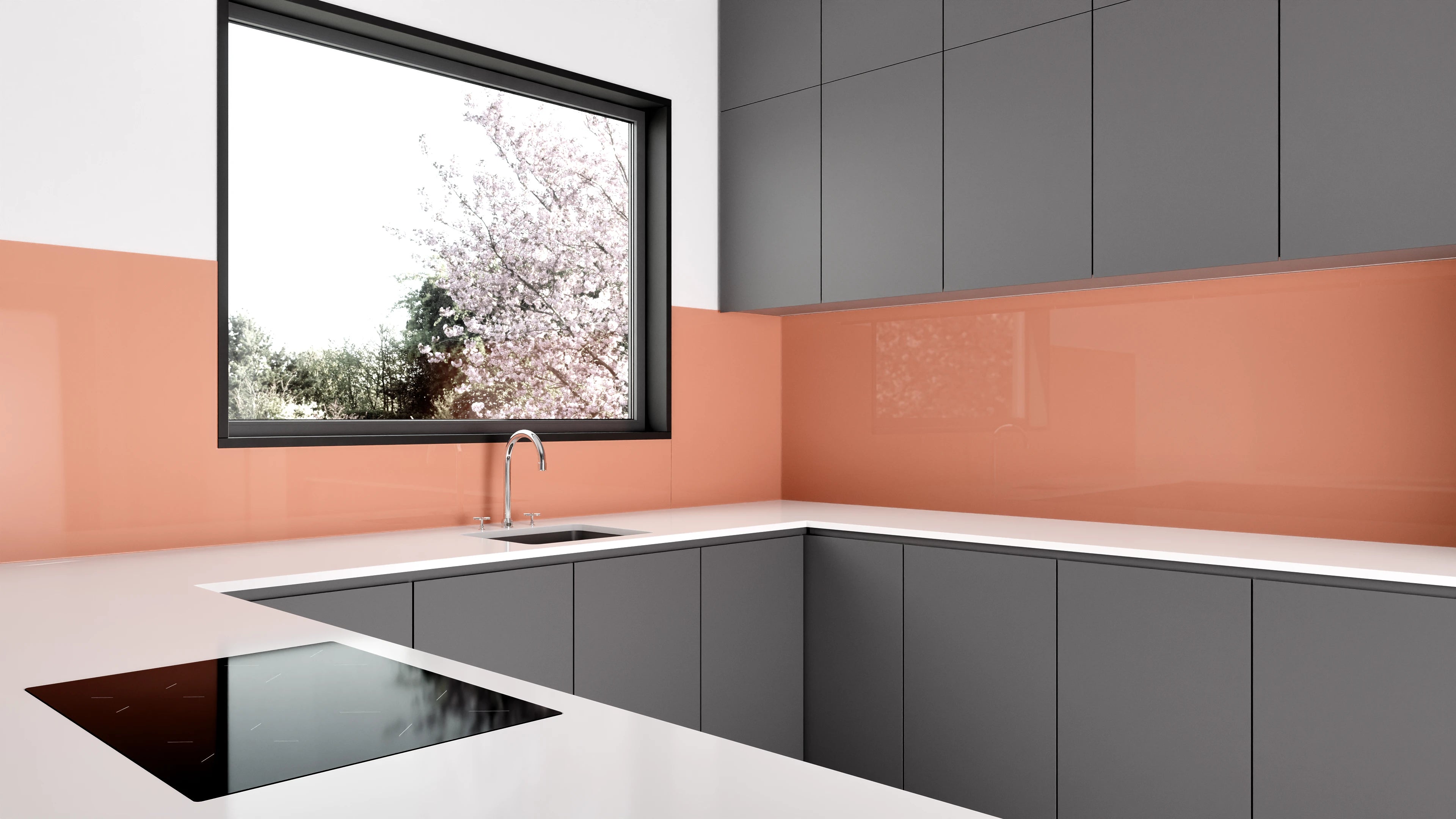 Küchenrückwand - Terracotta Blush